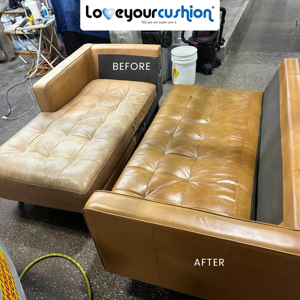 Furniture & Cushion Cleaning Before and After 6